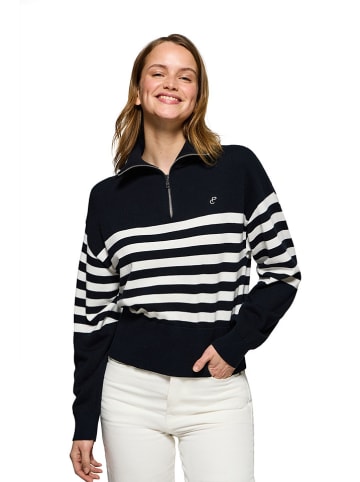 Polo Club Pullover in Schwarz/ Weiß