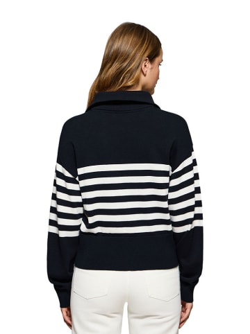 Polo Club Pullover in Schwarz/ Weiß