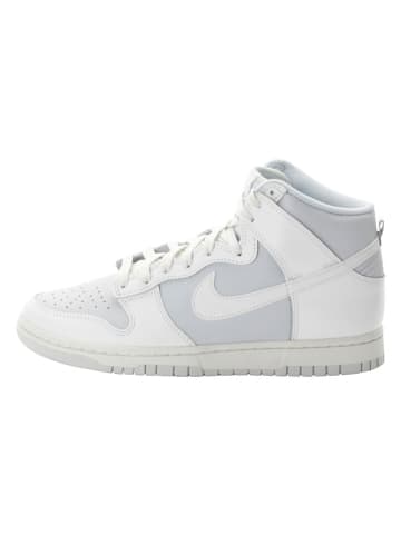 Nike Sneakersy "Dunk Hi Retro" w kolorze srebrno-białym