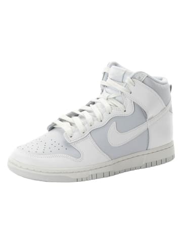 Nike Sneakersy "Dunk Hi Retro" w kolorze srebrno-białym