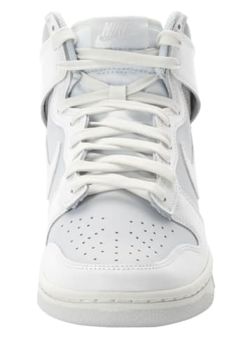 Nike Sneakersy "Dunk Hi Retro" w kolorze srebrno-białym
