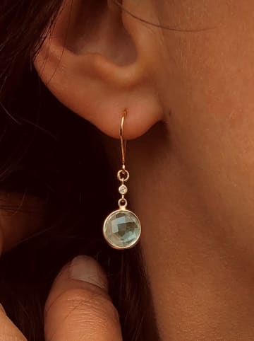 OR Carats Złote kolczyki z kamieniami szlachetnymi