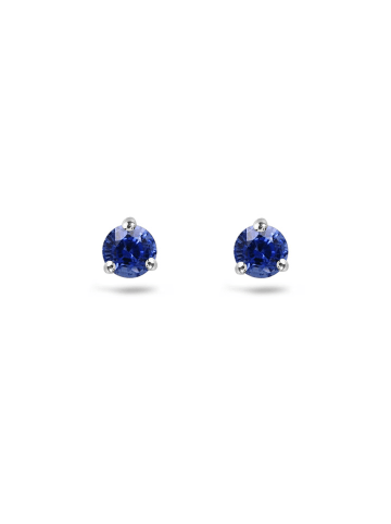 OR Carats Witgouden oorstekers met edelstenen