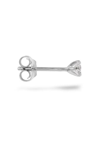 OR Carats Weißgold-Ohrstecker mit Diamant