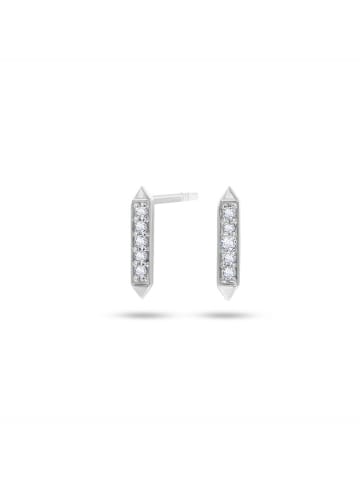 OR Carats Weißgold-Ohrstecker mit Edelsteinen