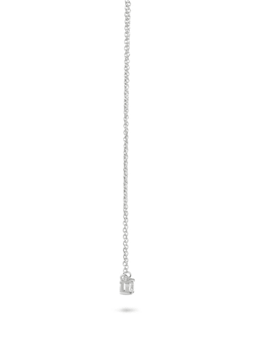 OR Carats Witgouden ketting met diamant