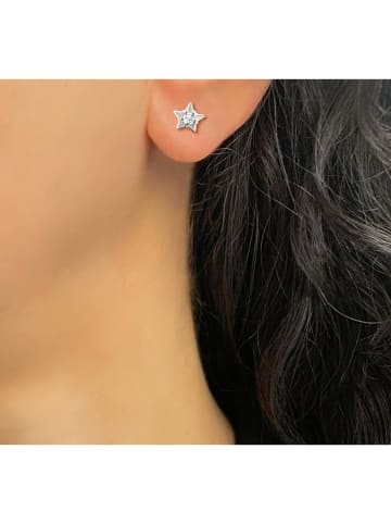 OR Carats Weißgold-Ohrstecker mit Diamant