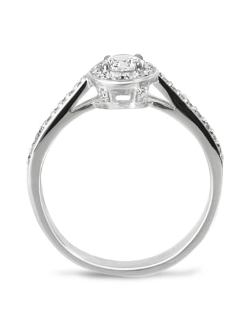 OR Carats Witgouden ring met diamanten en edelsteen