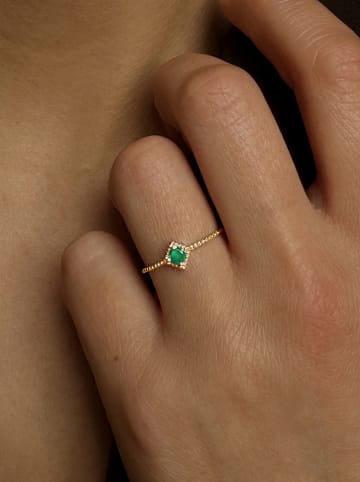 OR Carats Gouden ring met edelsteen