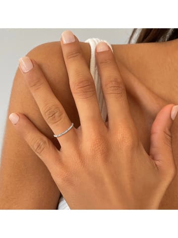 OR Carats Weißgold-Ring mit Diamanten