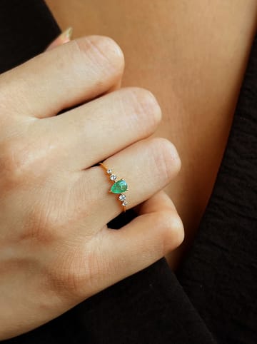 OR Carats Gold-Ring mit Edelsteinen