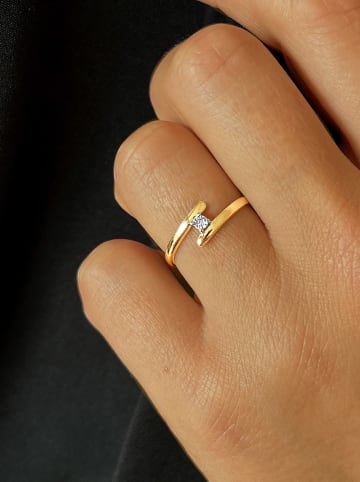 OR Carats Gold-Ring mit Diamant