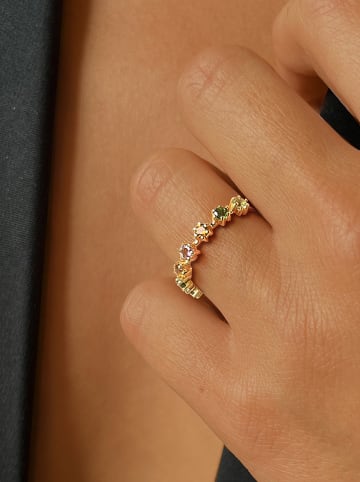 OR Carats Gouden ring met edelstenen