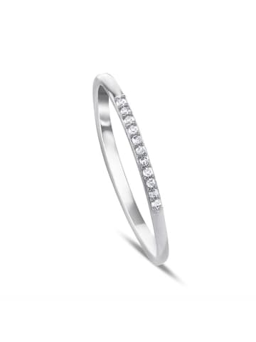OR Carats Weißgold-Ring mit Diamanten