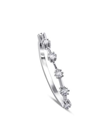 OR Carats Weißgold-Ring mit Diamanten
