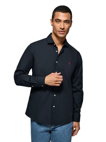 Polo Club Blouse - slim fit - donkerblauw