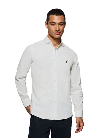 Polo Club Blouse - slim fit - wit
