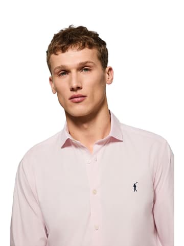 Polo Club Blouse - slim fit - lichtroze