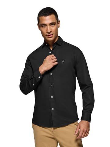 Polo Club Hemd - Slim fit - in Schwarz