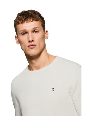Polo Club Pullover in Creme