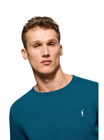 Polo Club Pullover in Blau
