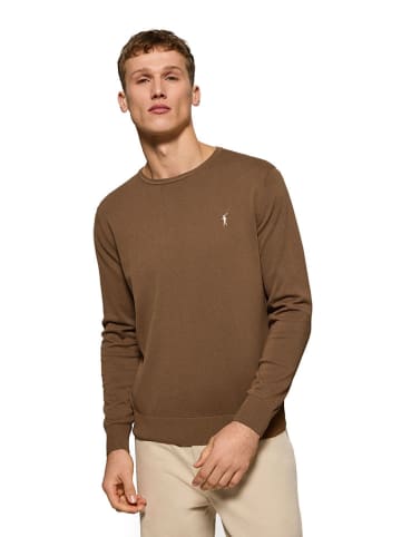 Polo Club Sweter w kolorze brązowym