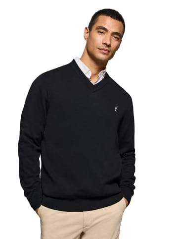Polo Club Pullover in Schwarz