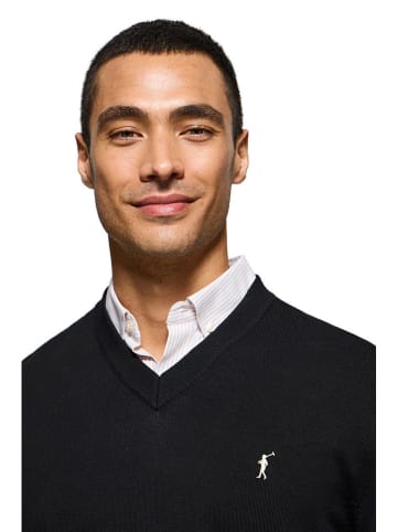Polo Club Pullover in Schwarz