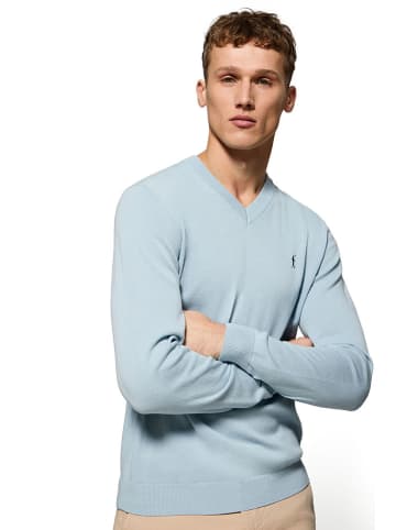 Polo Club Pullover in Hellblau
