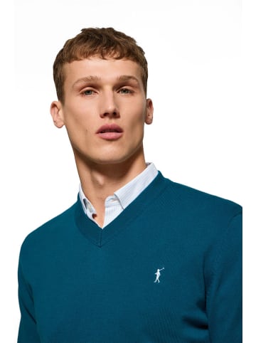 Polo Club Pullover in Blau