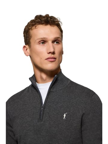 Polo Club Pullover in Anthrazit