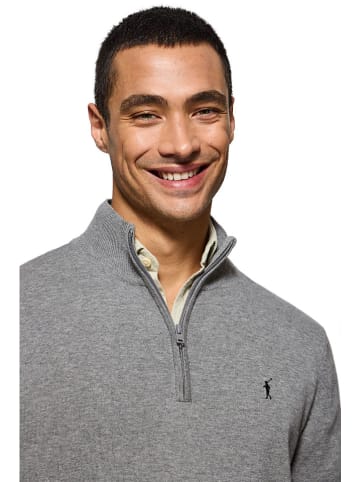 Polo Club Pullover in Grau