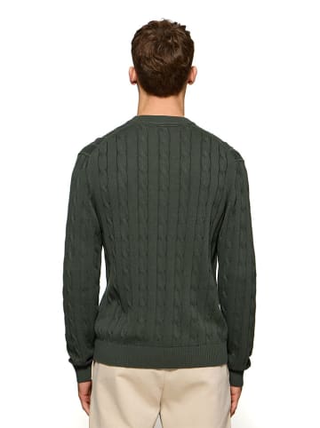 Polo Club Sweter w kolorze ciemnozielonym