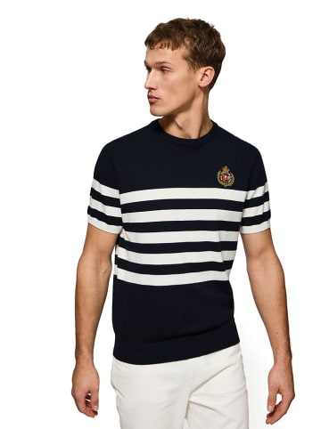 Polo Club Sweter w kolorze czarno-białym