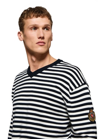 Polo Club Sweter w kolorze czarno-białym