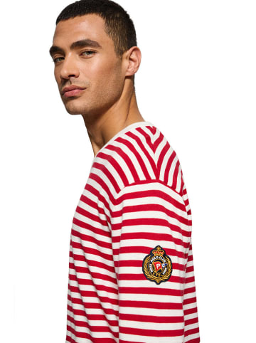 Polo Club Sweter w kolorze czerwono-białym