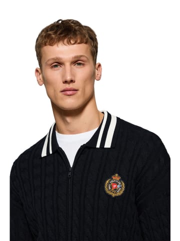 Polo Club Cardigan in Dunkelblau