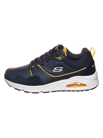 Skechers Footwear Leder-Sneakers "Uno - Retro One" in Dunkelblau