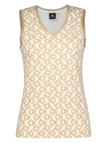 LUHTA Top "Ilttula" in Weiß/ Beige