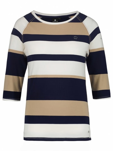 LUHTA Funktionsshirt "Hadli" in Dunkelblau/ Beige