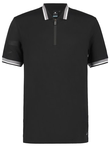LUHTA Funkcyjna koszulka polo "Ikaalinen" w kolorze czarnym