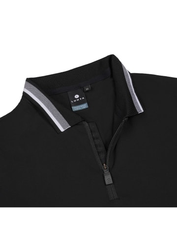 LUHTA Funkcyjna koszulka polo "Ikaalinen" w kolorze czarnym