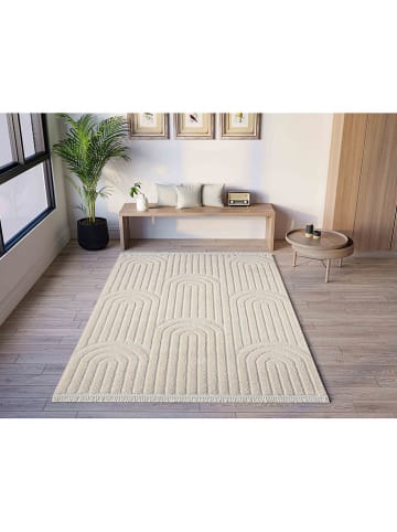 Mioli Hochflor-Teppich "Janerio" in Creme