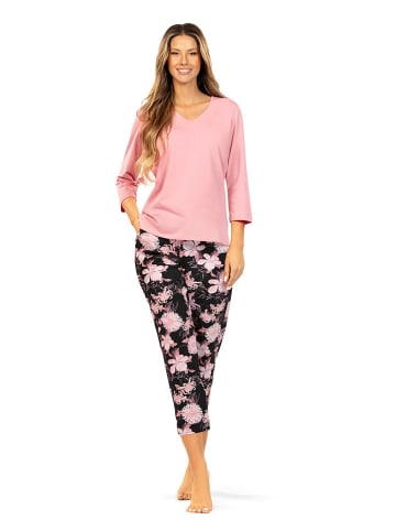 Wiesmann Pyjama in Rosa/ Schwarz