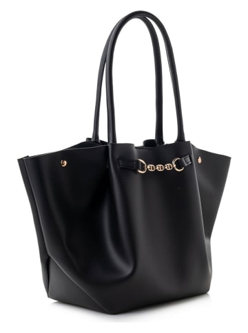 Lucky Bees Schultertasche in Schwarz - (B)28 x (H)17 x (T)10 cm