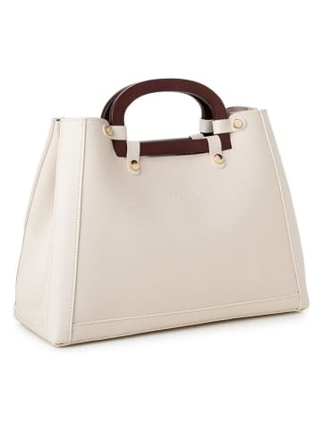 Lucky Bees Henkeltasche in Creme - (B)35 x (H)25 x (T)13 cm