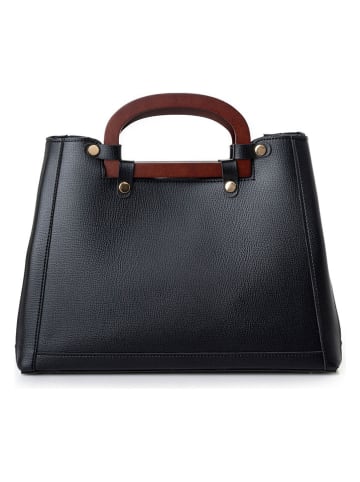 Lucky Bees Henkeltasche in Schwarz - (B)35 x (H)25 x (T)13 cm