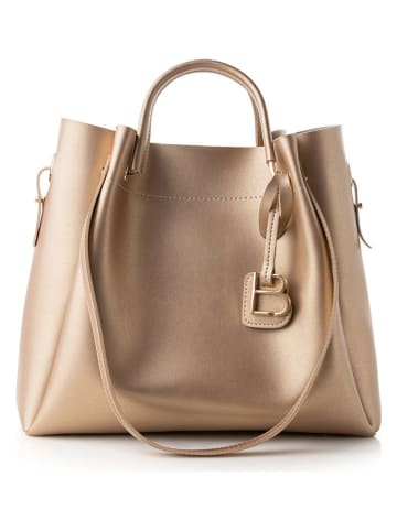 Lucky Bees Schoudertas beige - (B)36 x (H)33 x (D)12 cm