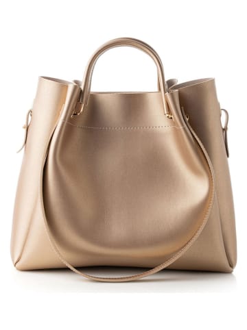 Lucky Bees Schoudertas beige - (B)36 x (H)33 x (D)12 cm