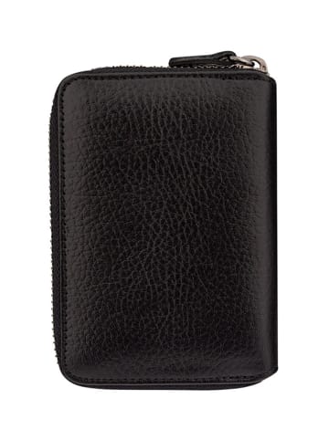 Lucky Bees Leder-Kartenetui in Schwarz - (B)11,5 x (H)8 x (T)2 cm